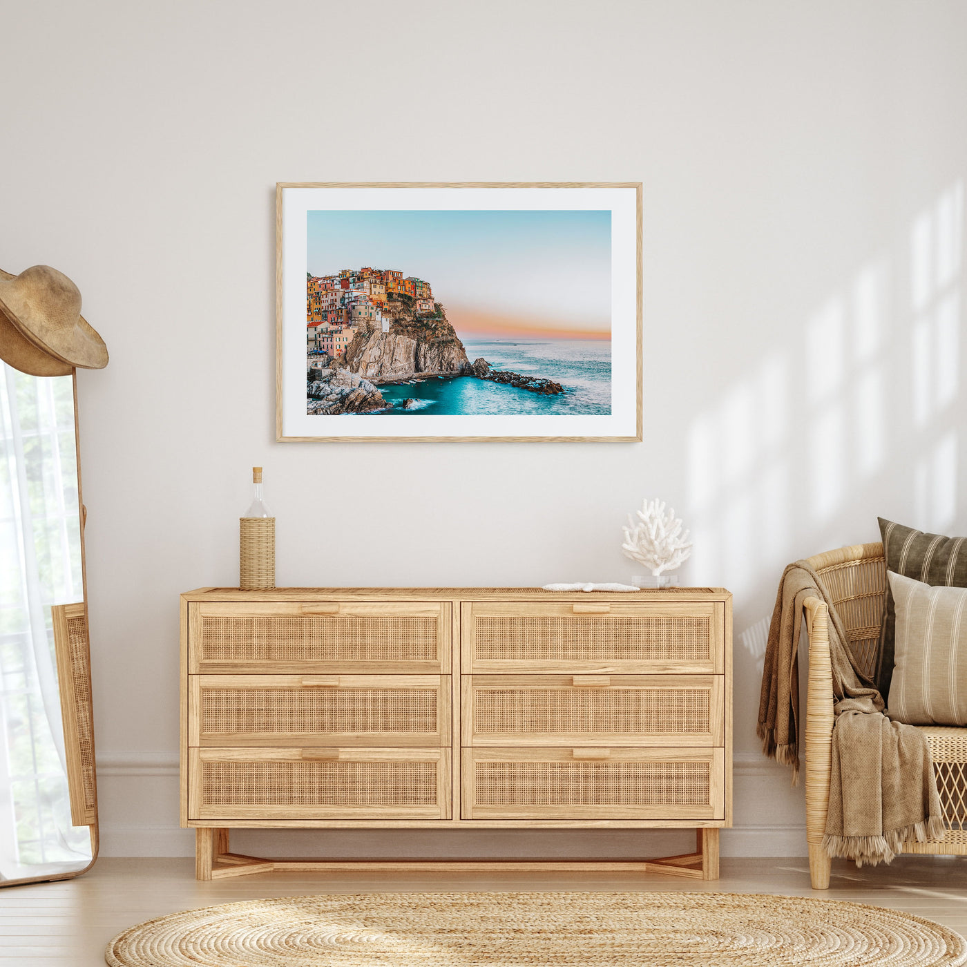 Cinque Terre Landscape Color Poster