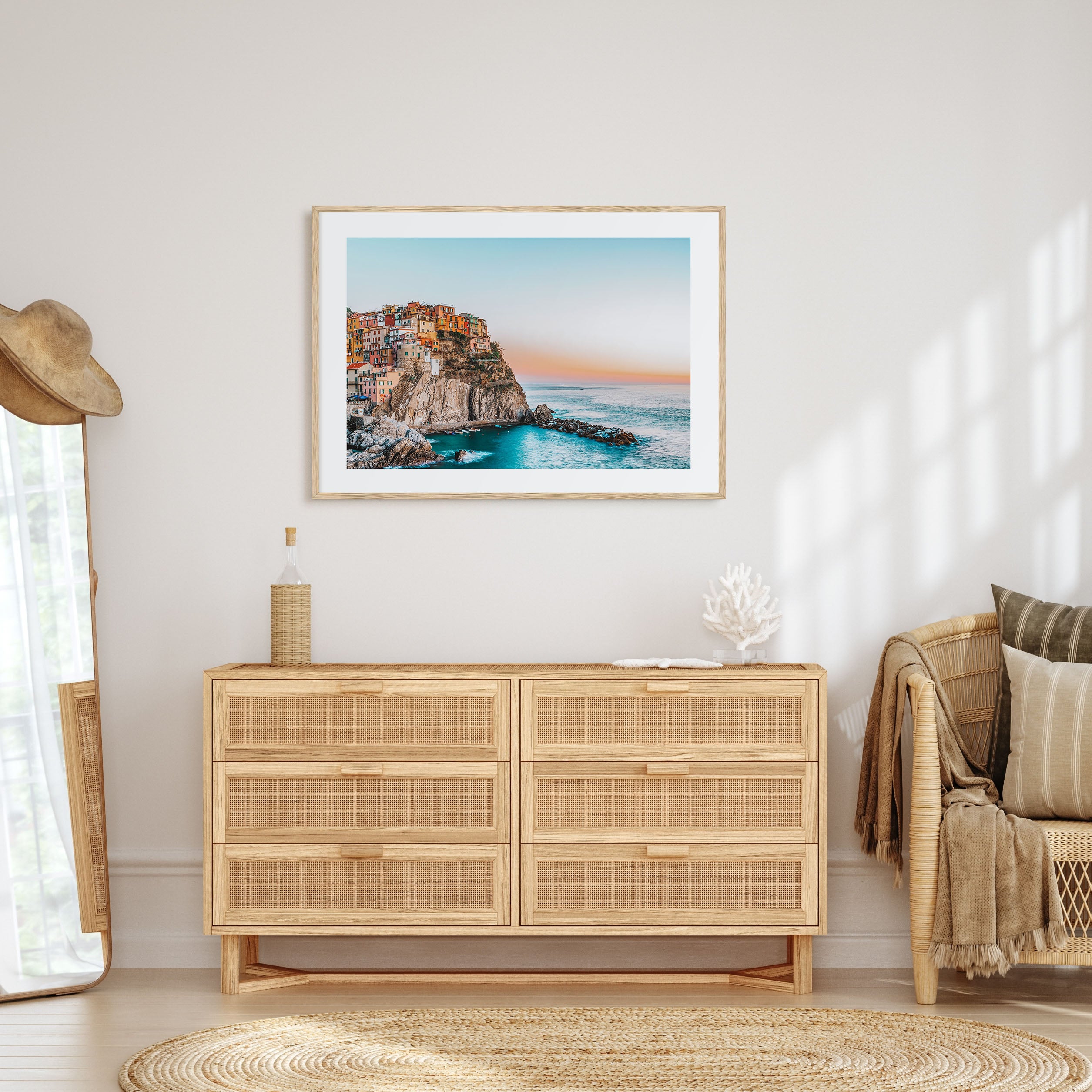 Cinque Terre Landscape Color Poster