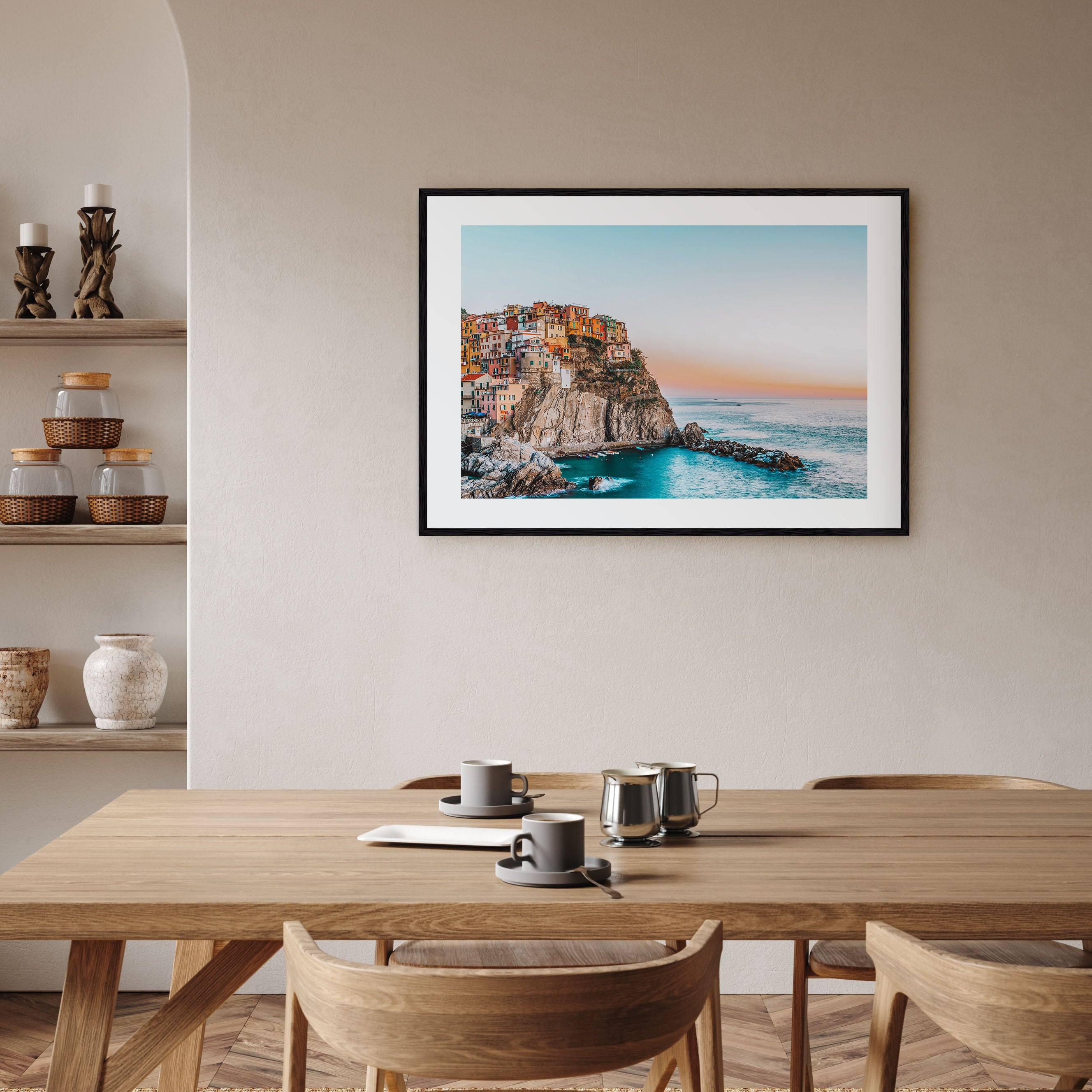 Cinque Terre Landscape Color Poster