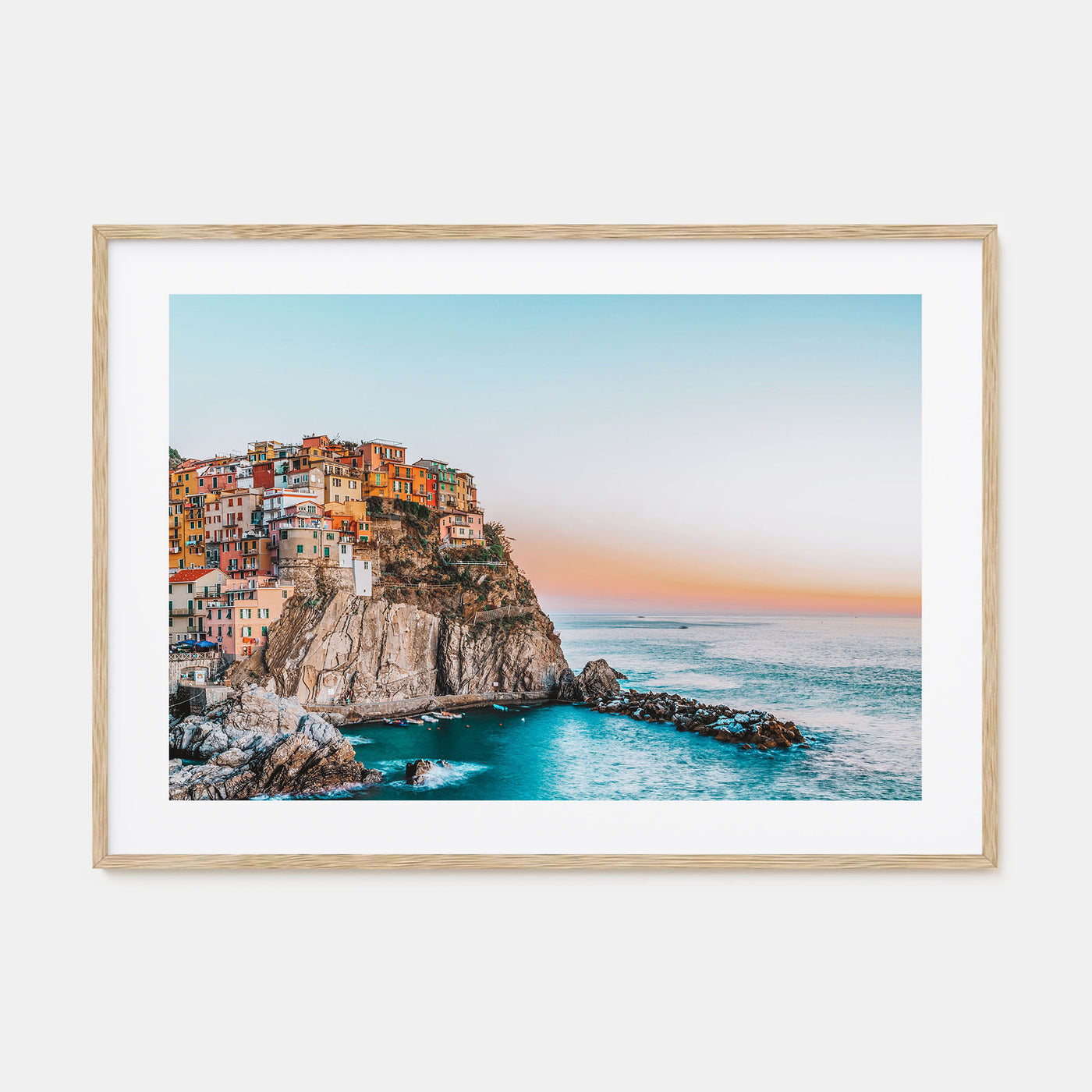 Cinque Terre Landscape Color Poster