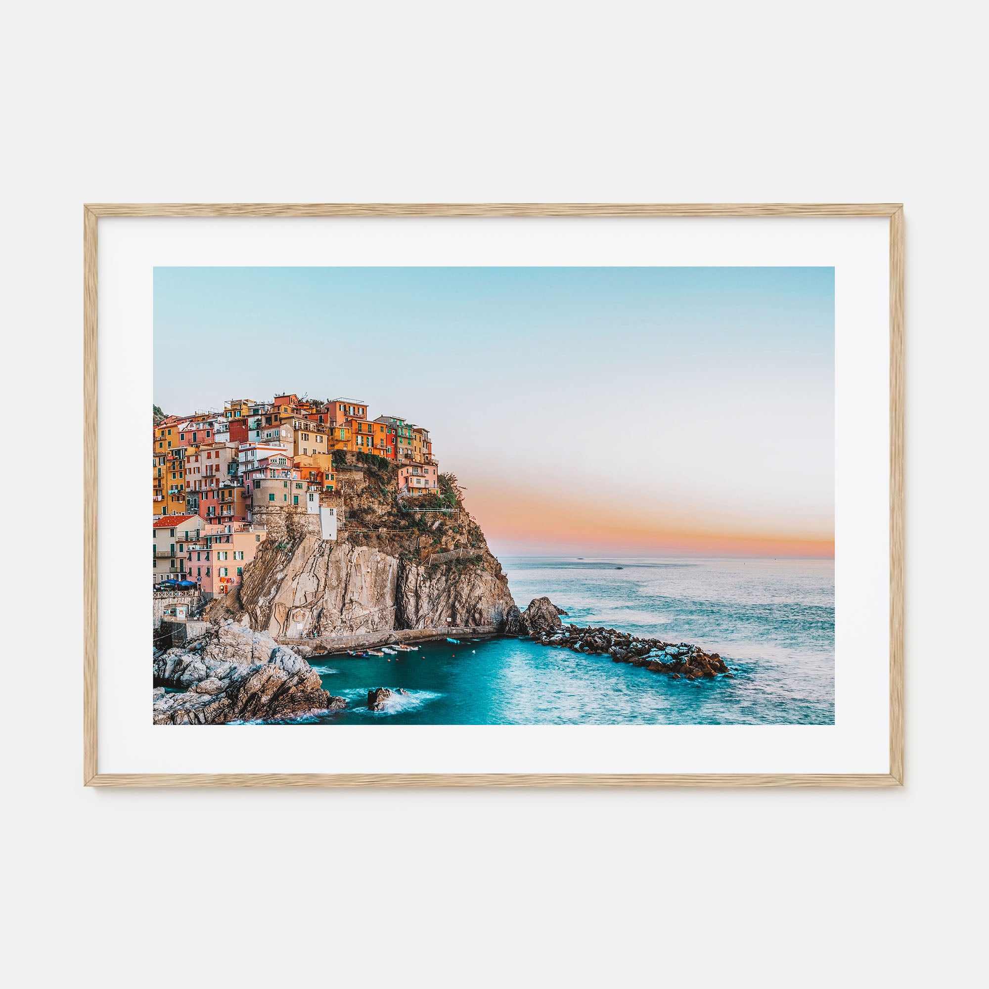 Cinque Terre Landscape Color Poster
