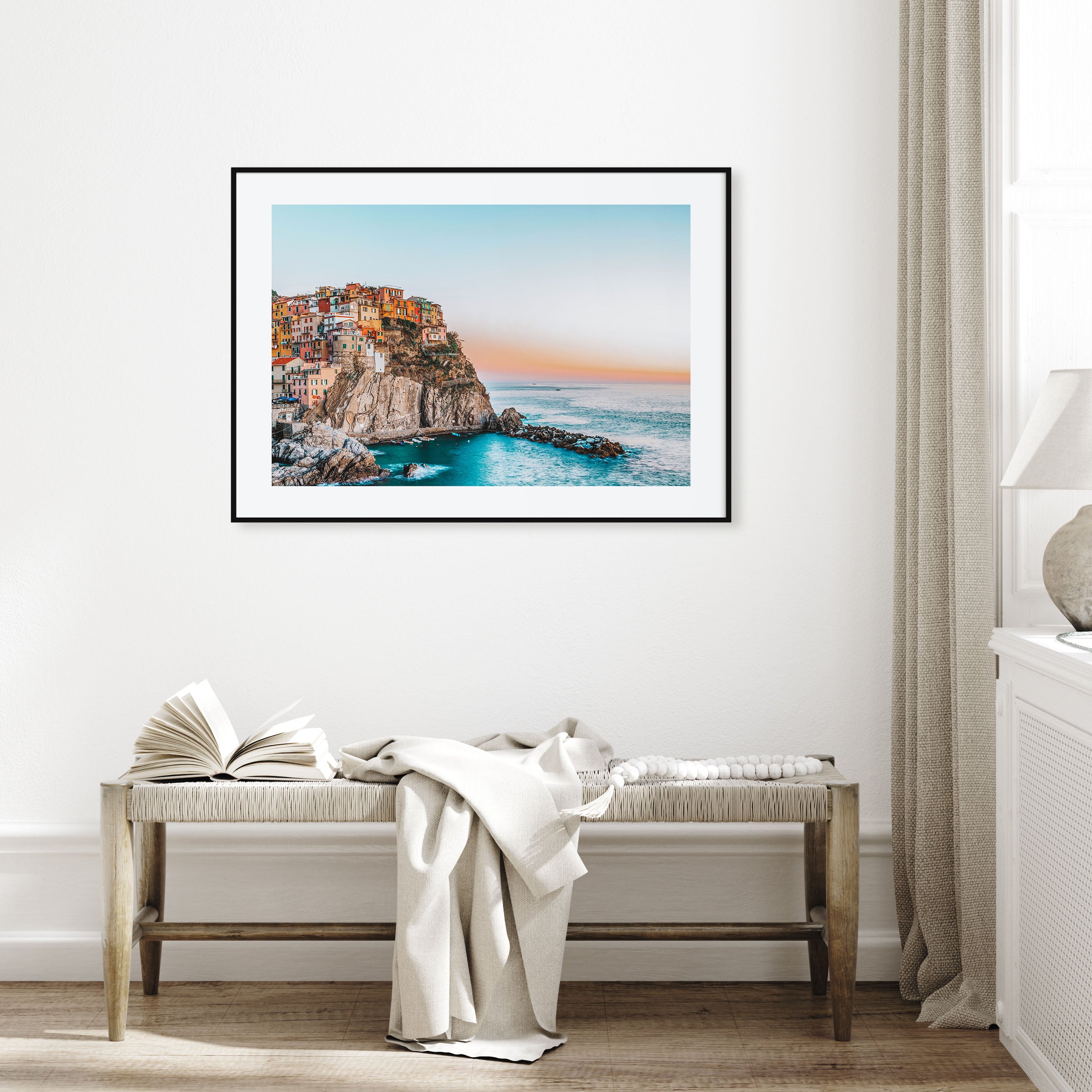 Cinque Terre Landscape Color Poster