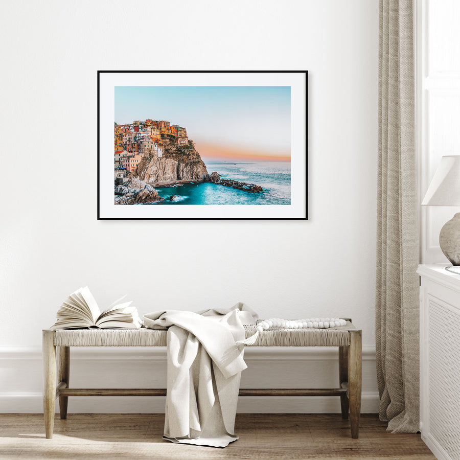 Cinque Terre Landscape Color Poster