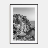 Cinque Terre Photo B&W No 1 Poster