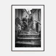 Cinque Terre Photo B&W No 3 Poster