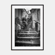 Cinque Terre Photo B&W No 3 Poster