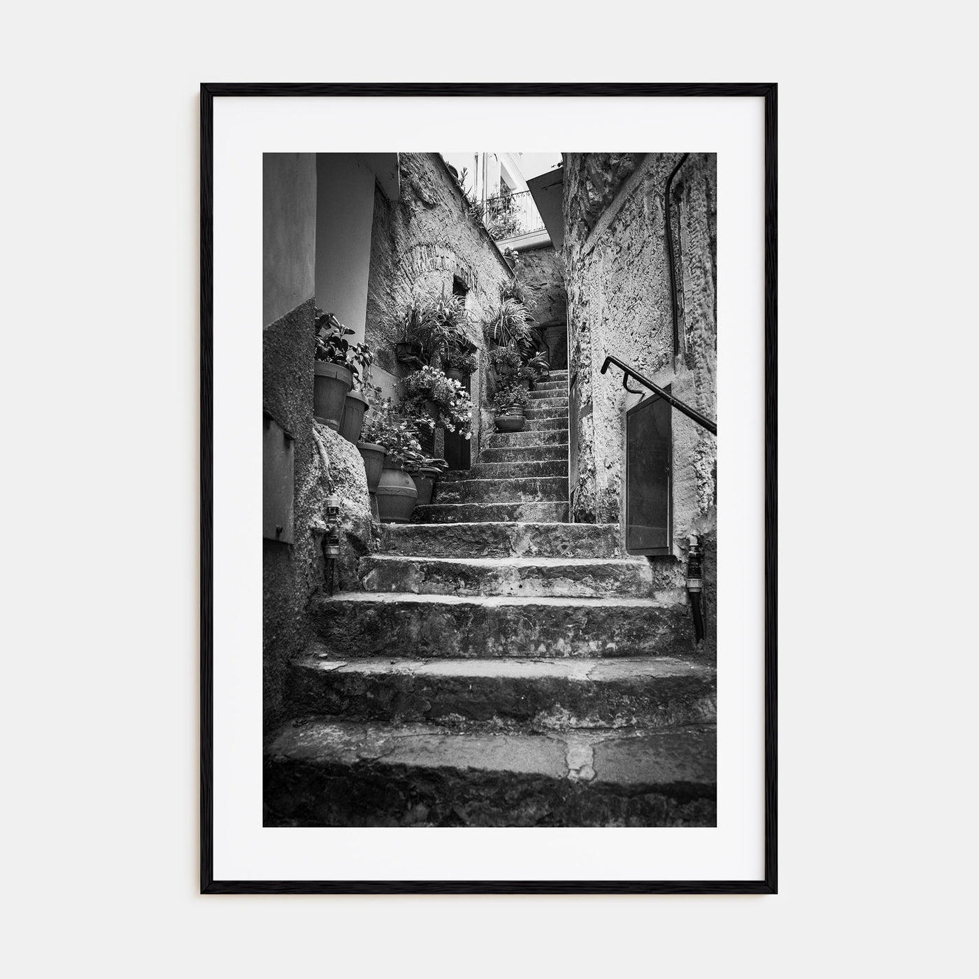 Cinque Terre Photo B&W No 3 Poster
