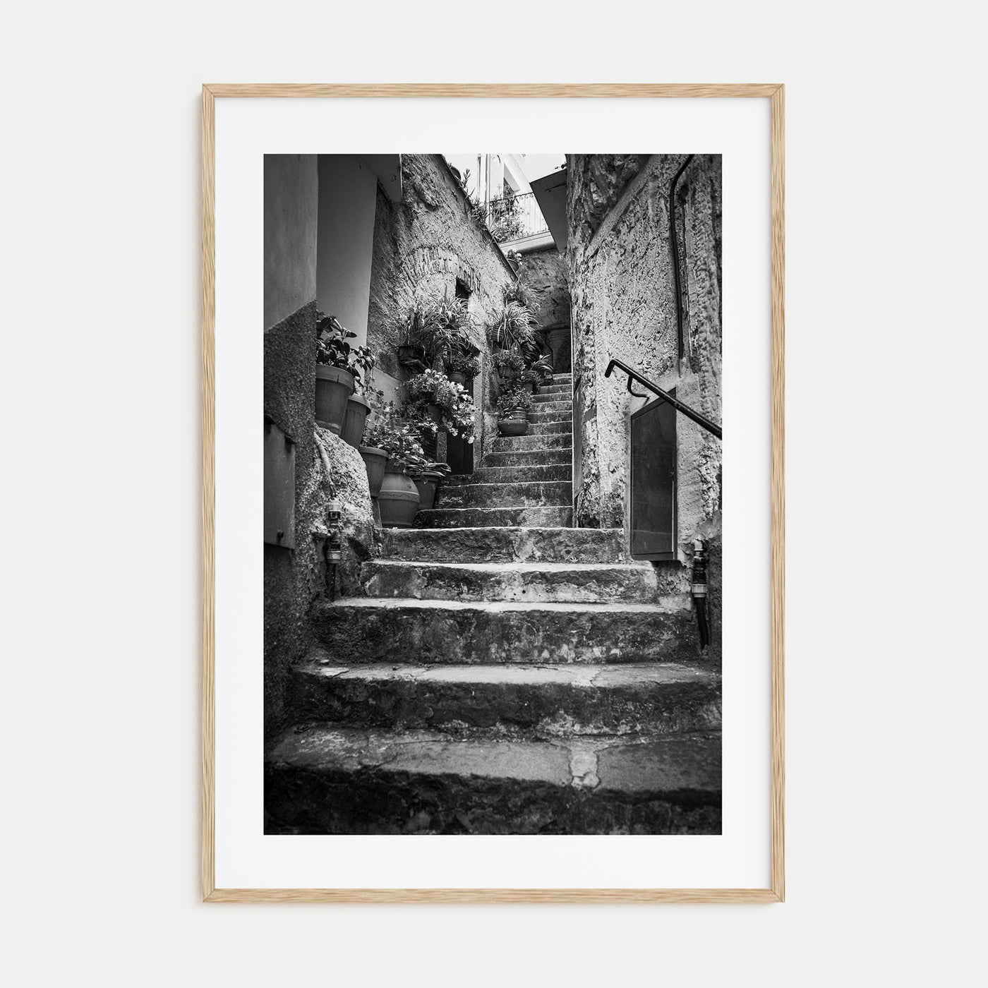 Cinque Terre Photo B&W No 3 Poster