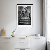 Cinque Terre Photo B&W No 3 Poster