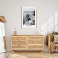 Cinque Terre Portrait B&W No 1 Poster