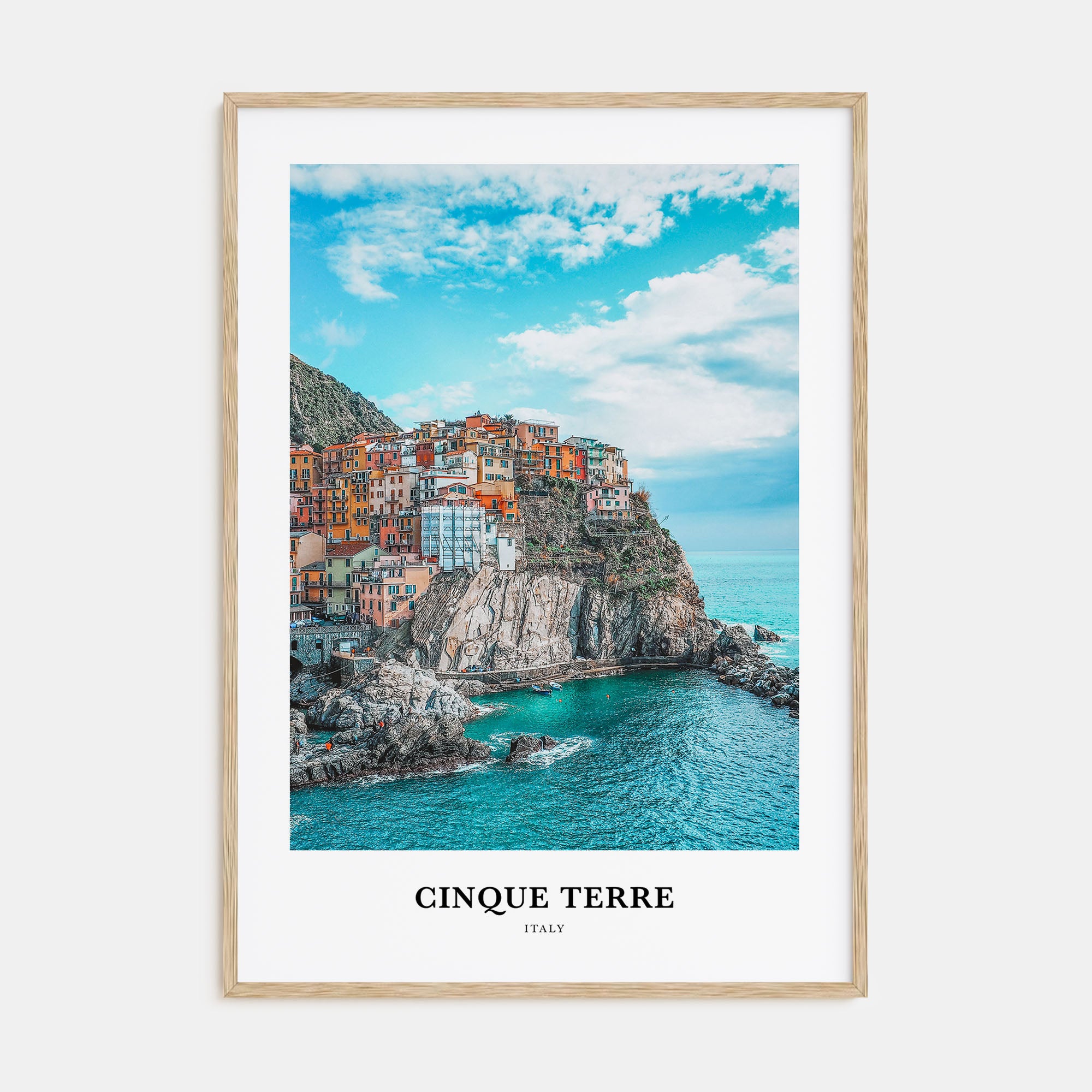 Cinque Terre Portrait Color Poster
