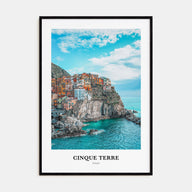 Cinque Terre Portrait Color Poster