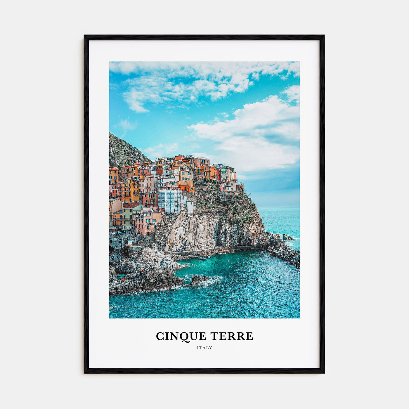 Cinque Terre Portrait Color Poster