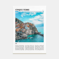 Cinque Terre Travel Color Poster