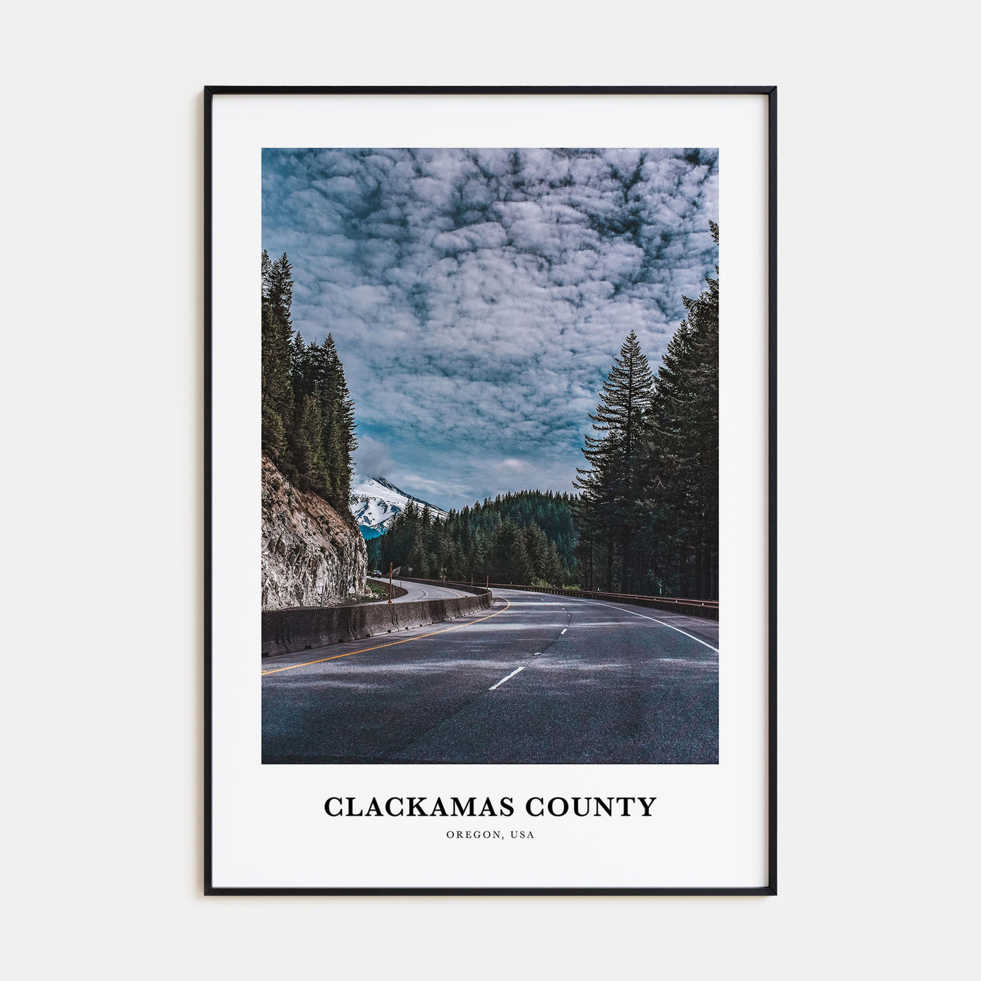 Clackamas County Portrait Color Poster