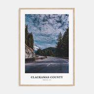 Clackamas County Portrait Color Poster