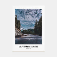 Clackamas County Portrait Color Poster