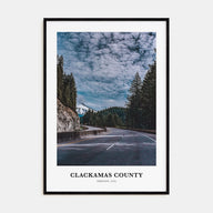 Clackamas County Portrait Color Poster