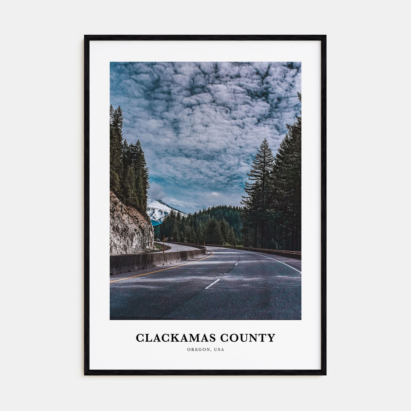 Clackamas County Portrait Color Poster
