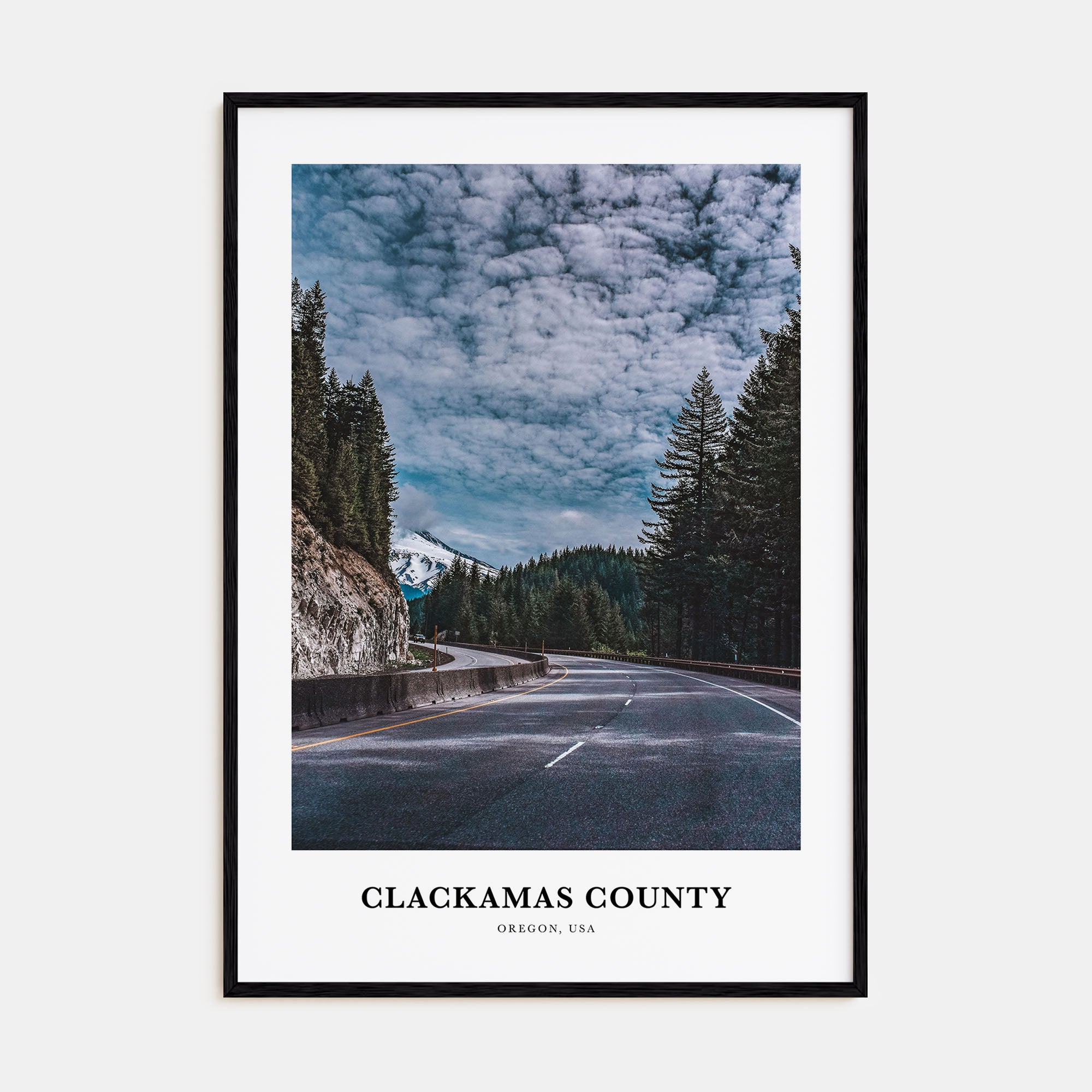 Clackamas County Portrait Color Poster