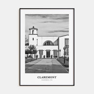 Claremont Portrait B&W Poster