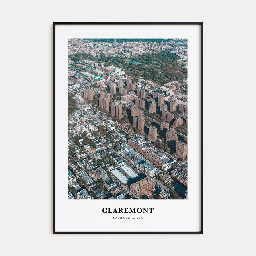 Claremont Portrait Color Poster