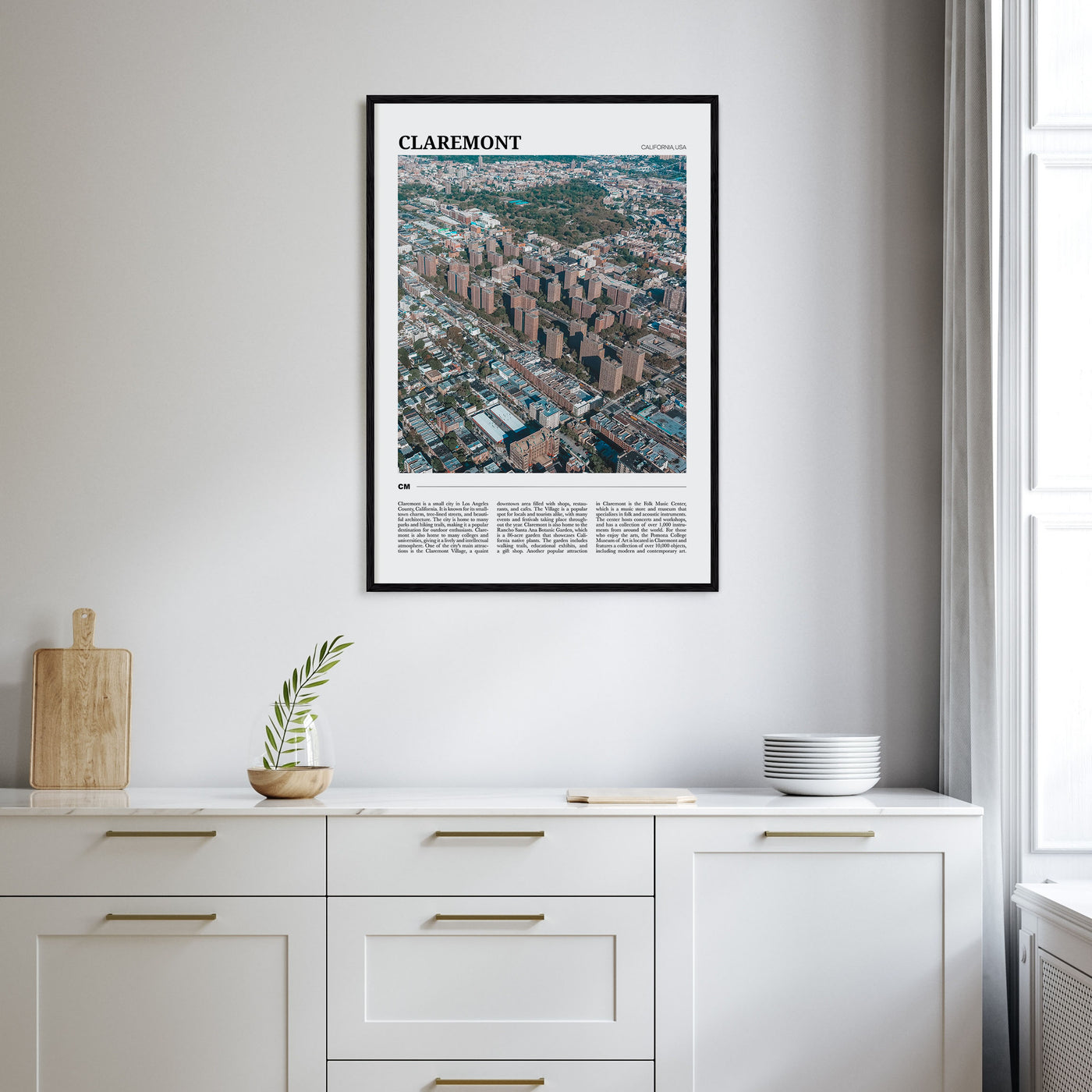 Claremont Travel Color Poster