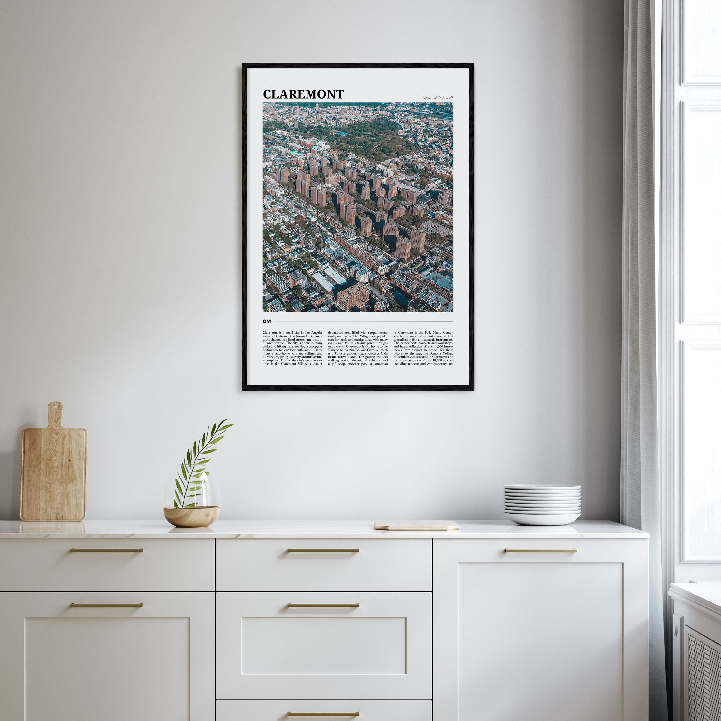Claremont Travel Color Poster