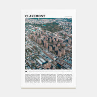 Claremont Travel Color Poster