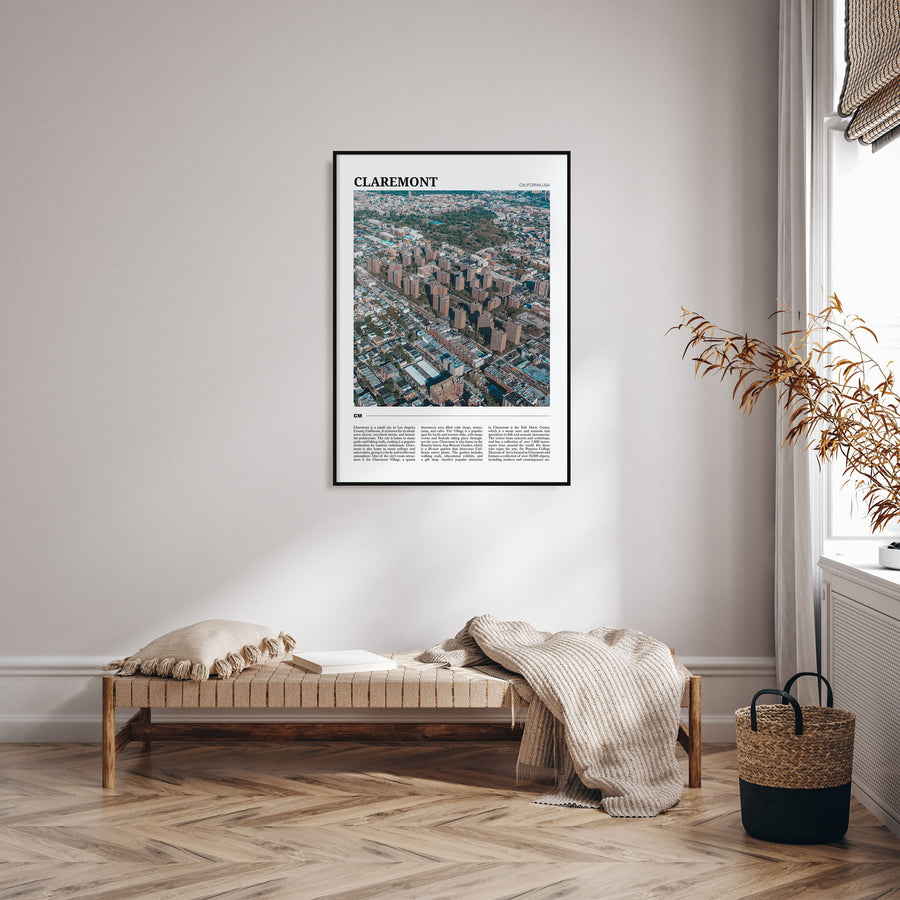 Claremont Travel Color Poster