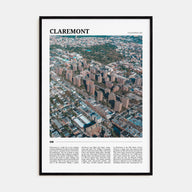 Claremont Travel Color Poster