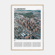 Claremont Travel Color Poster