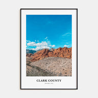 Clark County Portrait Color Poster