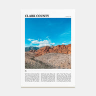 Clark County Travel Color Poster