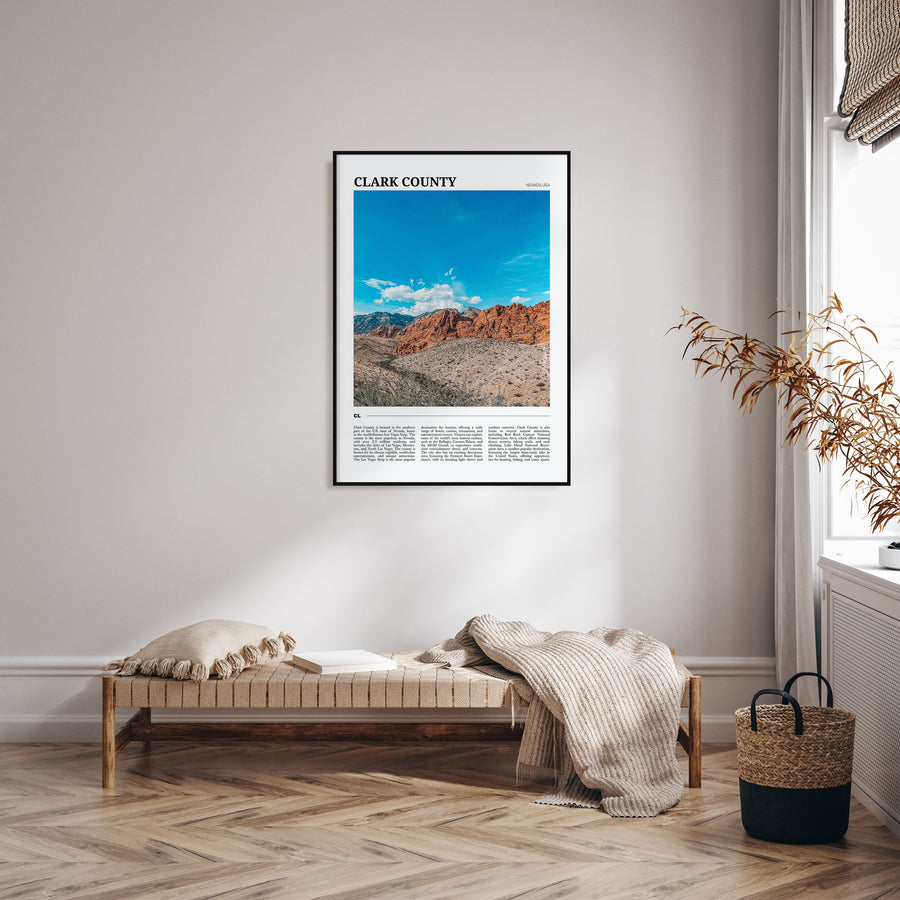 Clark County Travel Color Poster