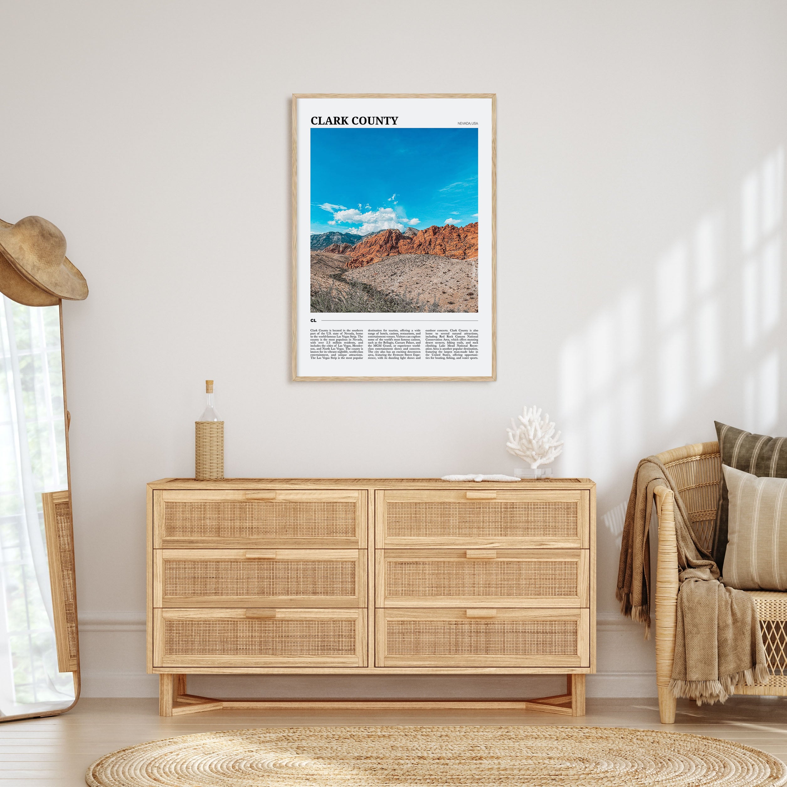 Clark County Travel Color Poster