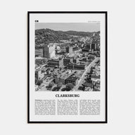 Clarksburg Travel B&W Poster
