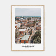 Clarksville Portrait Color Poster