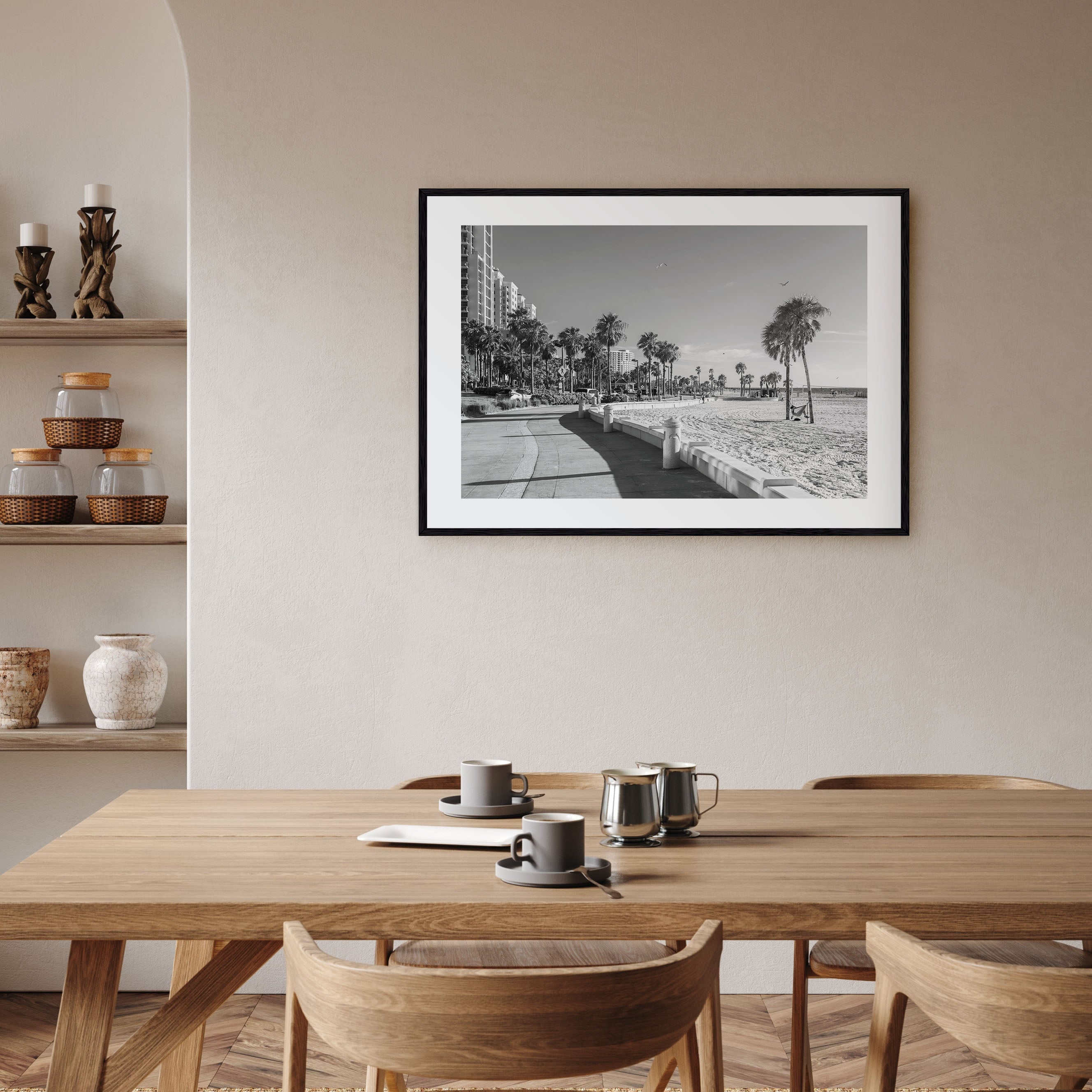 Clearwater Landscape B&W Poster