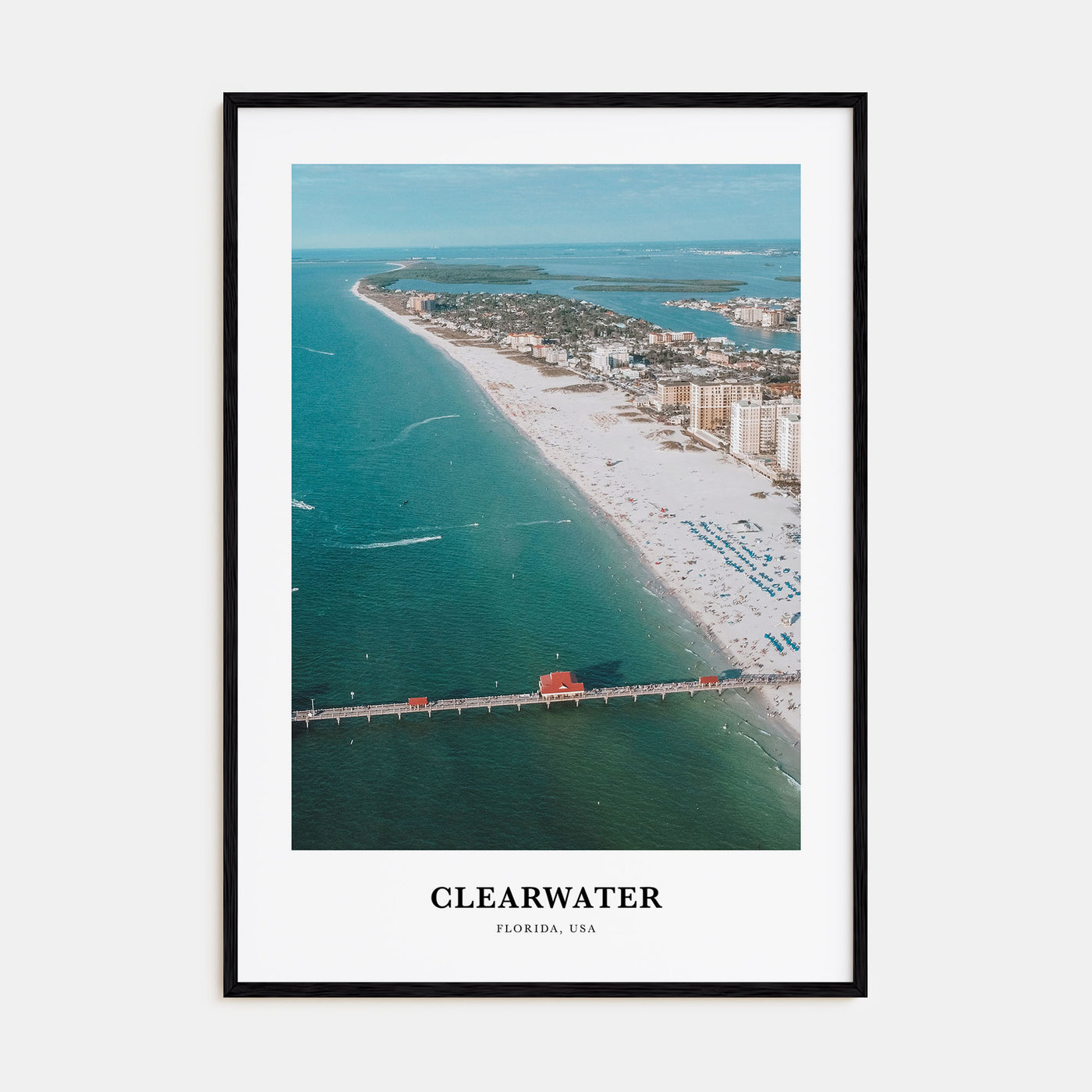 Clearwater Portrait Color Poster
