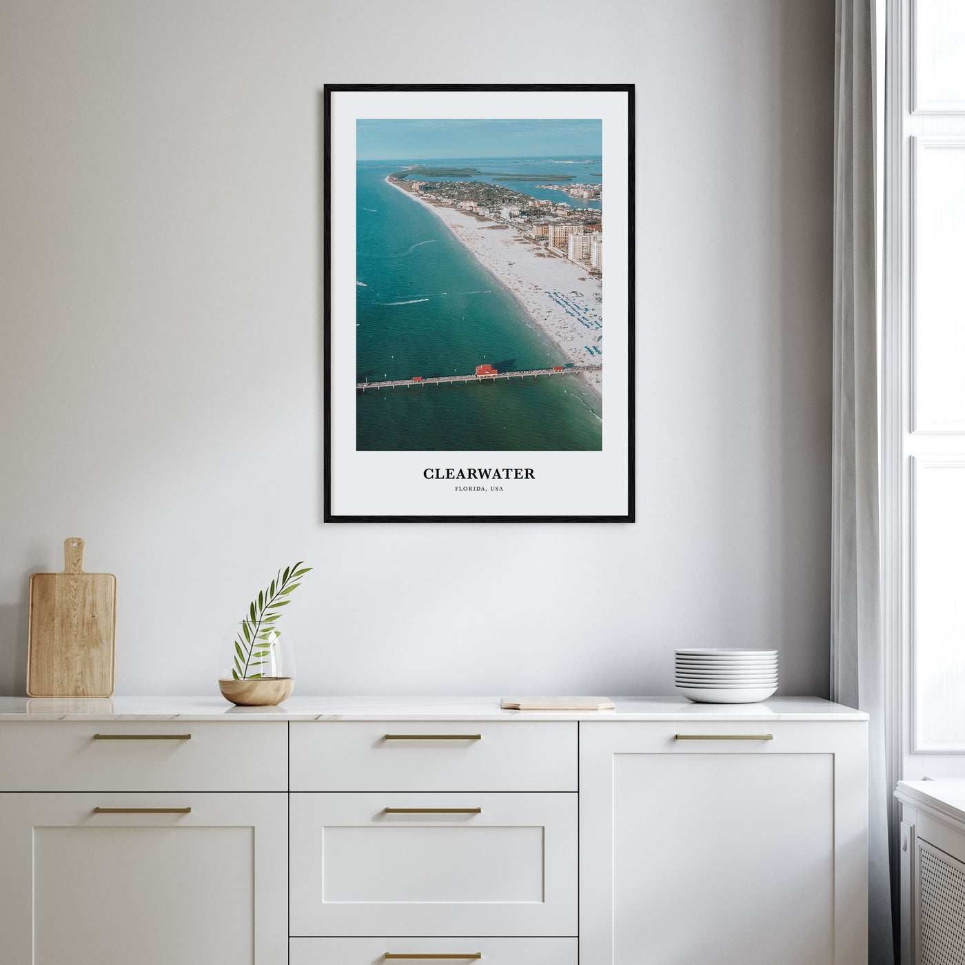 Clearwater Portrait Color Poster