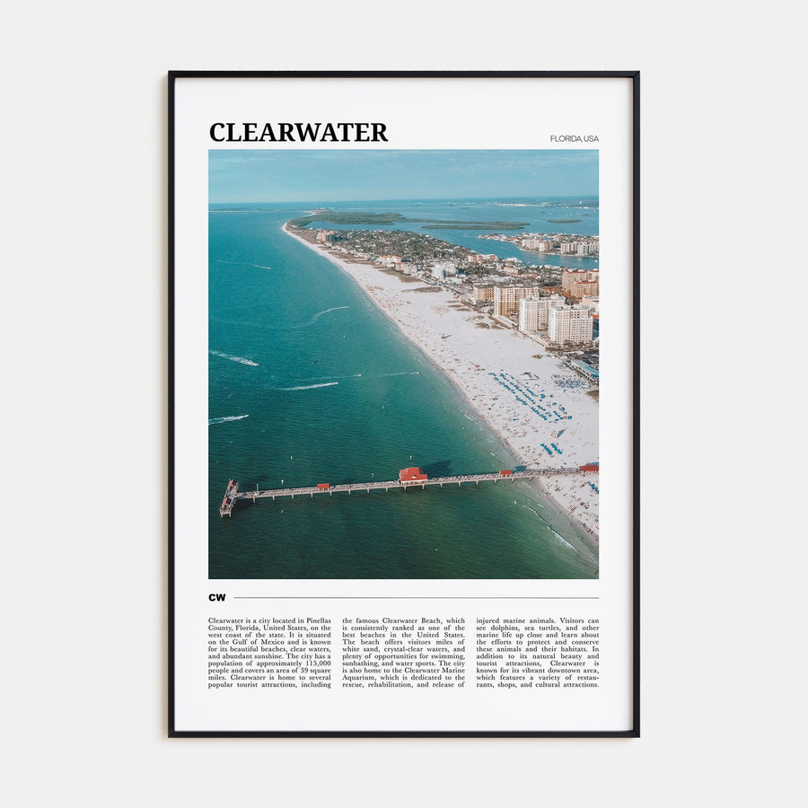 Clearwater Travel Color Poster