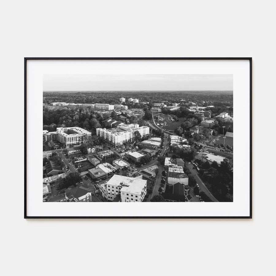 Clemson Landscape B&W Poster