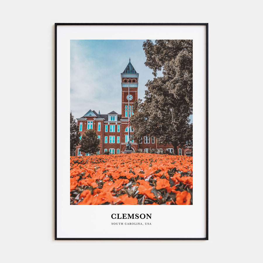 Clemson Portrait Color Poster