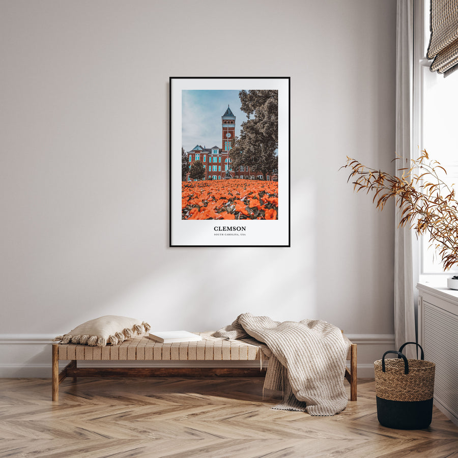 Clemson Portrait Color Poster