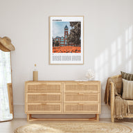 Clemson Travel Color Poster