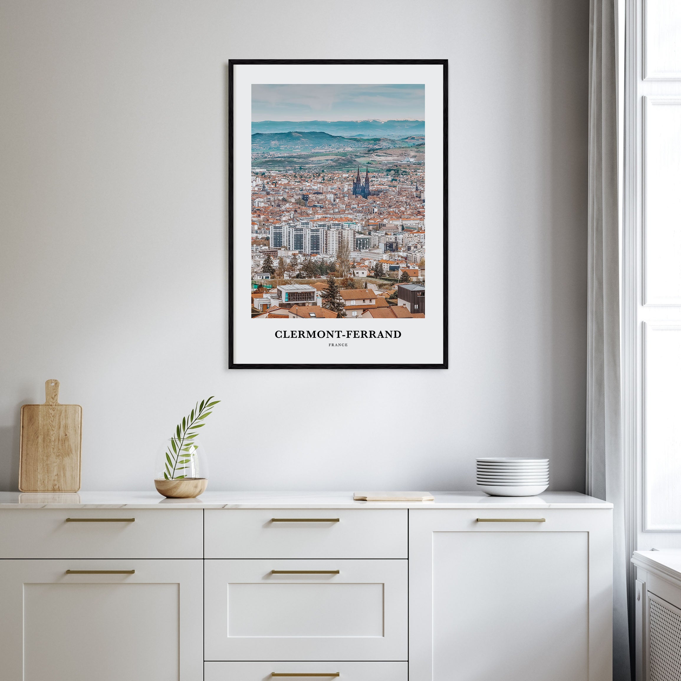 Clermont-Ferrand Portrait Color Poster