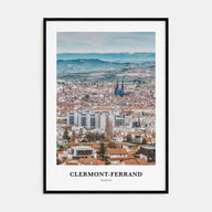 Clermont-Ferrand Portrait Color Poster