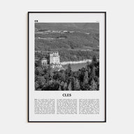 Cles Travel B&W Poster