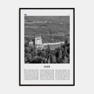 Cles Travel B&W Poster